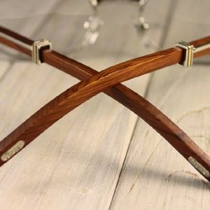 Vintage Wood Silver Cartier